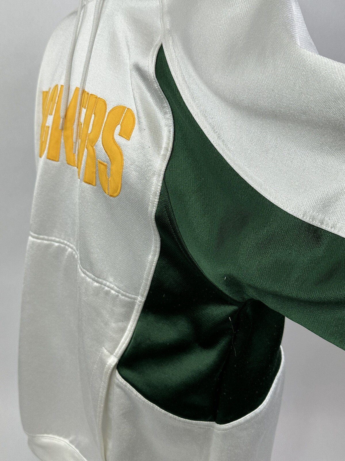 Green Bay Packers Hoodie Mens Medium Multicolor Reebok Stitched Sweatshirt