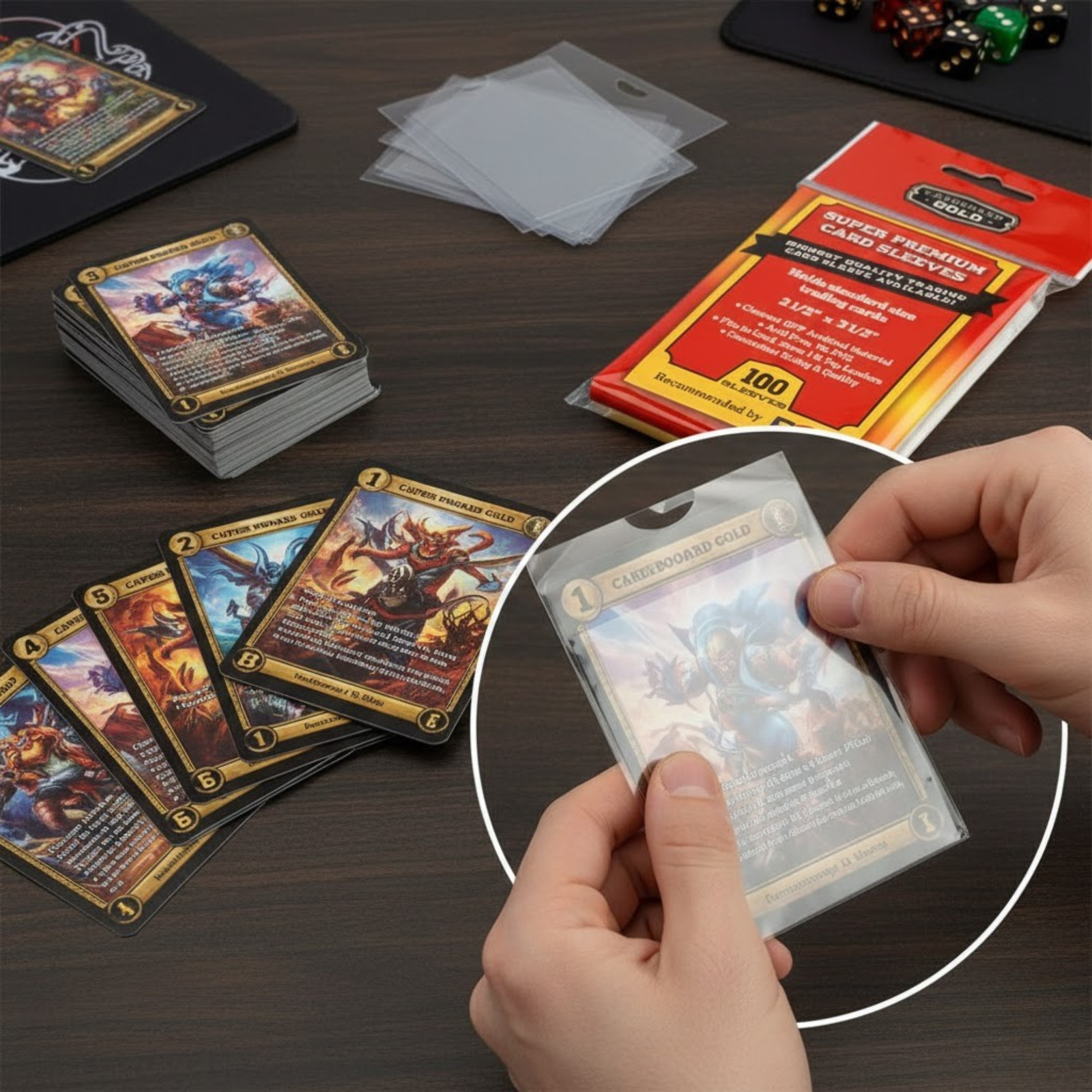 5000 – 50 Packs CBG Super Premium Sports Card Soft Sleeves Acid Free