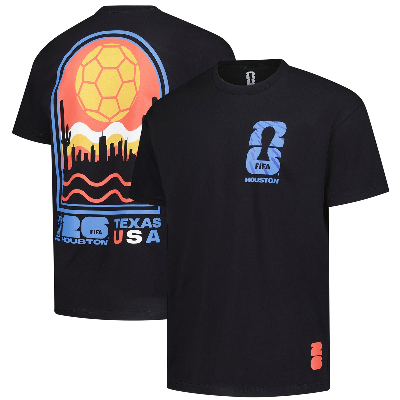 Men’s Outerstuff Black 2026 FIFA World Cup Houston Host City Local Oversized