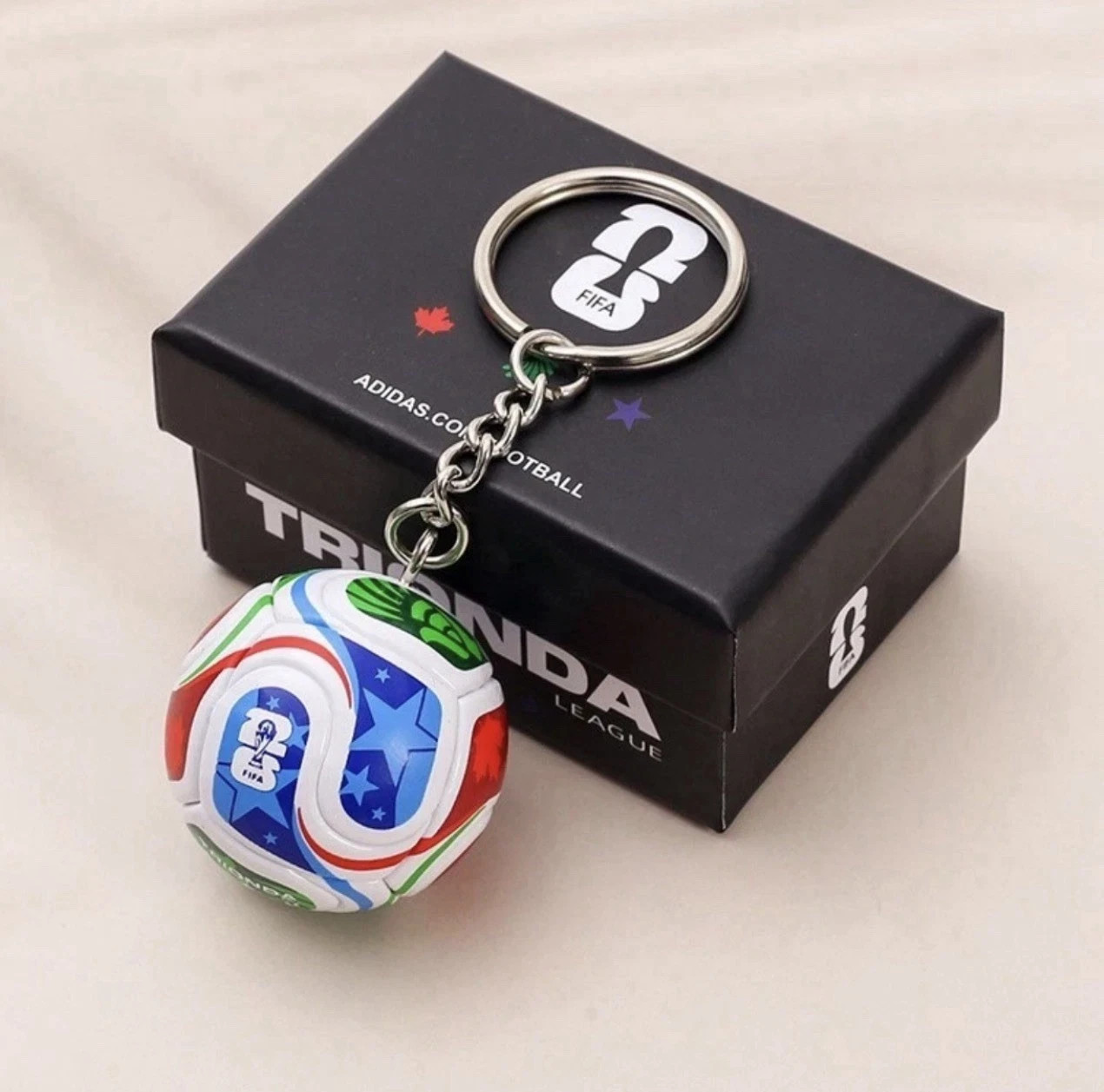 FIFA 2026 World Cup Mini Soccer Ball Keychain FIFA Trionda