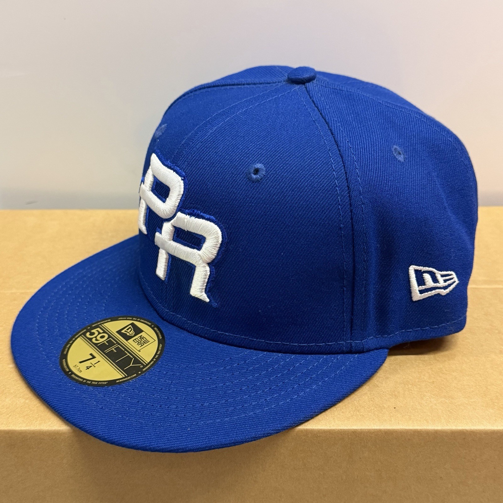 New Era Puerto Rico Hat 7 1/4 World Baseball Classic Cap Baseball Team Blue NEW