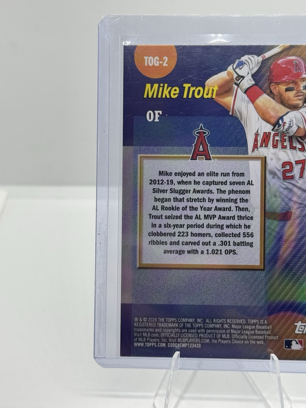 2026 Topps Series 1 – Titans of the Game Mike Trout #TOG-2