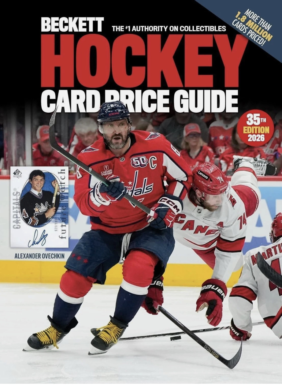 2026 Beckett Hockey Card Price Guide Catalog #35 Color Pages Alexander Ovechkin*