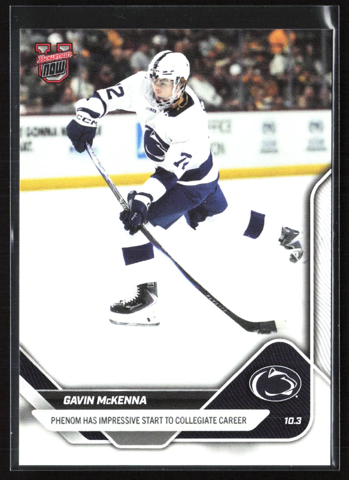 Gavin McKenna #1 2025-26 Bowman U Now Hockey Penn State Nittany Lions