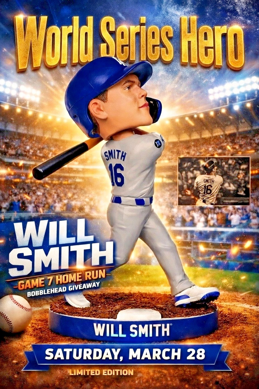 2026 LA Dodgers Will Smith Game 7 Home Run Bobblehead SGA 3/28/26 ⚾️⚾️⚾️