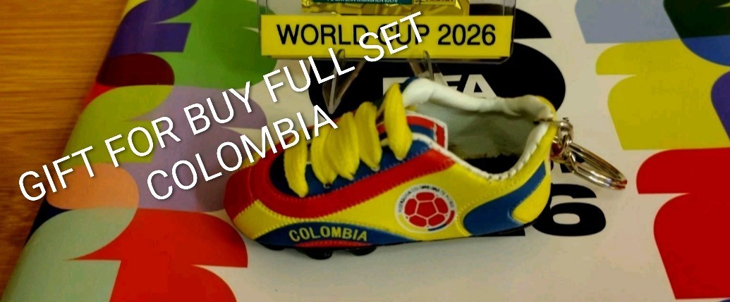 Colombia team full gold crumple world cup 2026