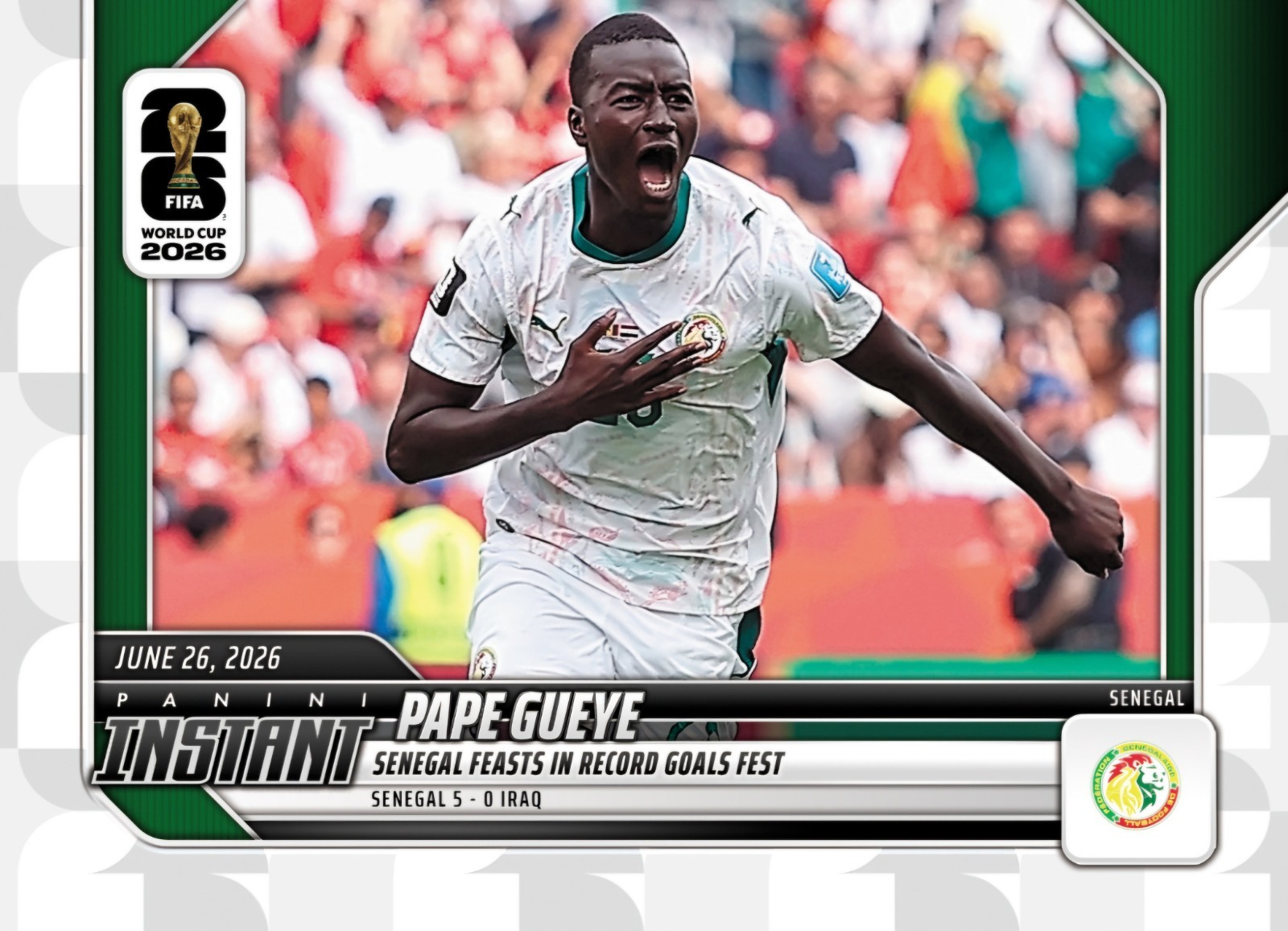 2026 Panini Instant FIFA World Cup #144 Pape Gueye Senegal PRESALE