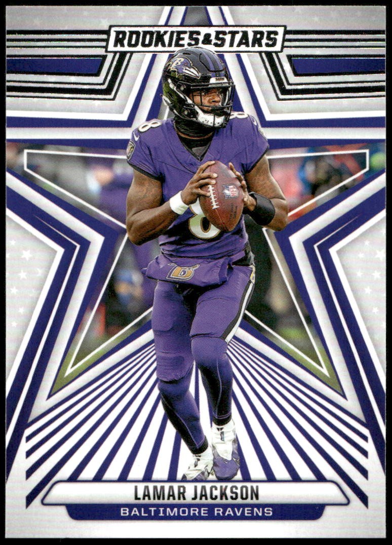 2024 Panini America, Inc. ROOKIES & STARS FOOTBALL LAMAR JACKSON #NO. 10