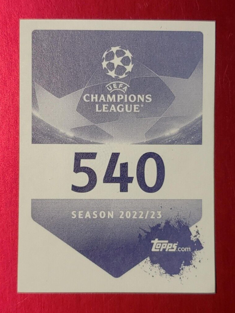 Alexia Putellas sticker #540 – Player of the Year – 2022-23 Topps UCL