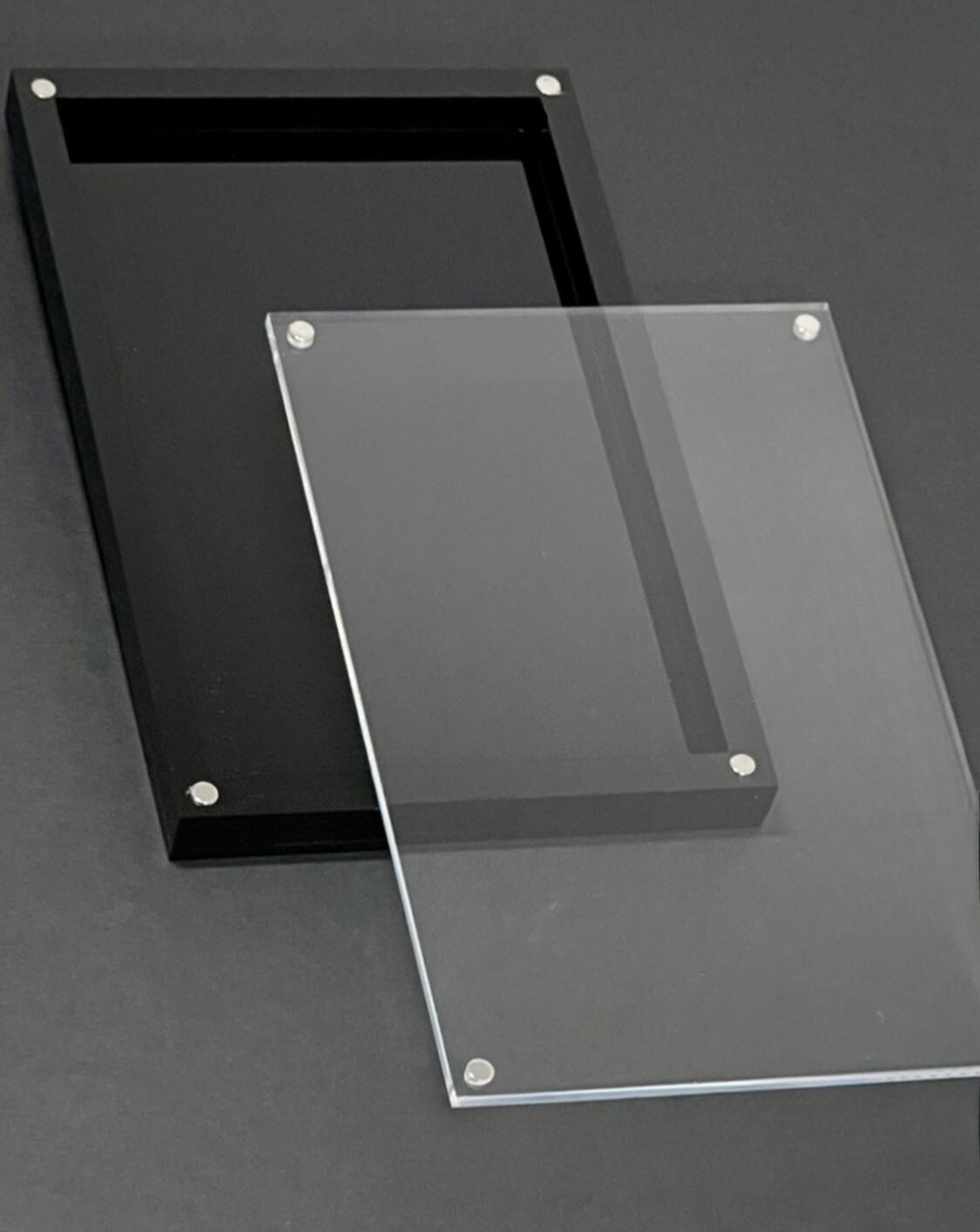 PSA Display Case- Black Base W/Cover. Beautiful Frame Look For Any Wall Or Desk!