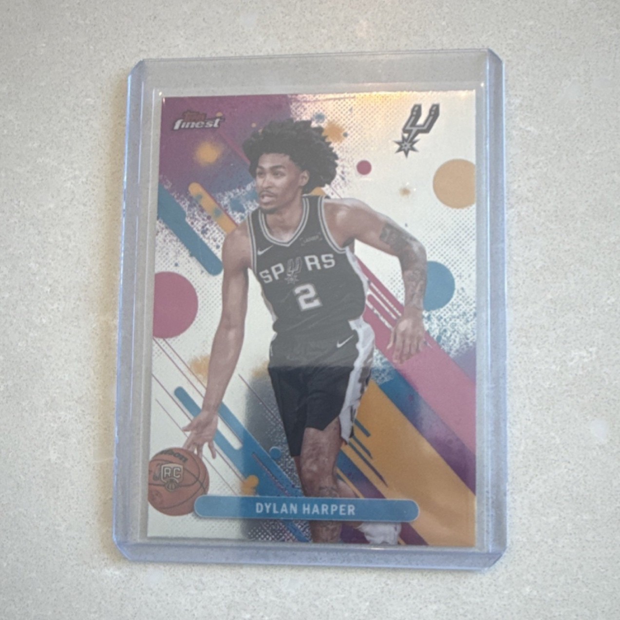 Topps Finest 2025-26 Dylan Harper Rookie #2 San Antonio Spurs NBA