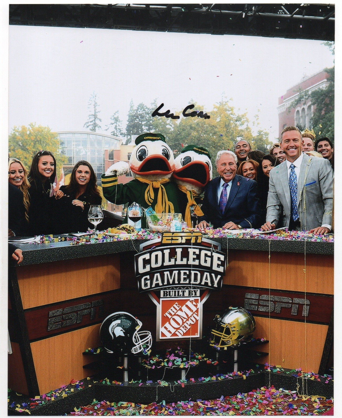 Lee Corso signed autograph 8×10 Photo No COA Pass BAS PSA JSA ESPN Gameday *INR