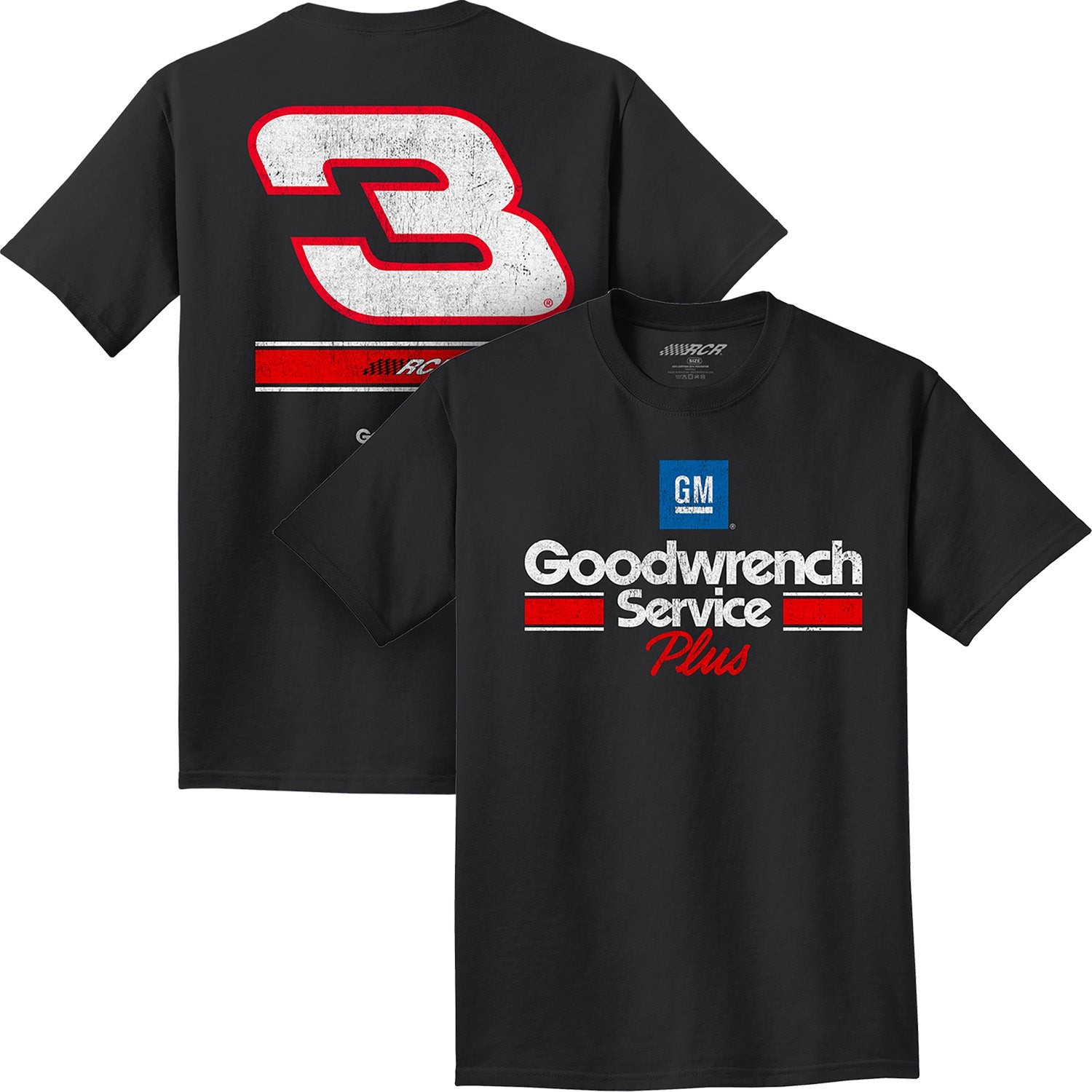 Dale Earnhardt 2026 GM Goodwrench #3 Classic Ink T-Shirt Black