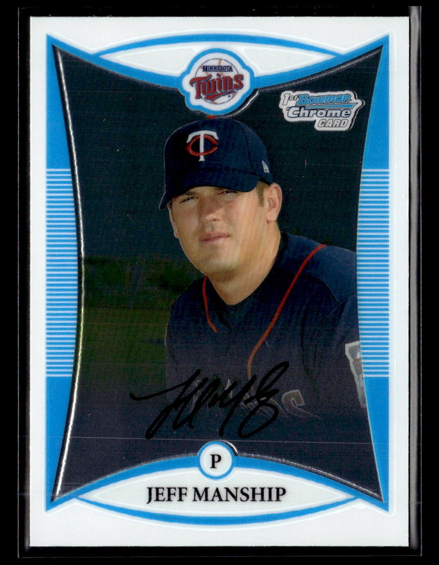 2008 Bowman Chrome #BCP172 Jeff Manship Prospects