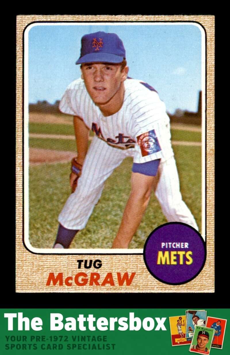 1968 Topps #236 Tug McGraw NM+ X3774673