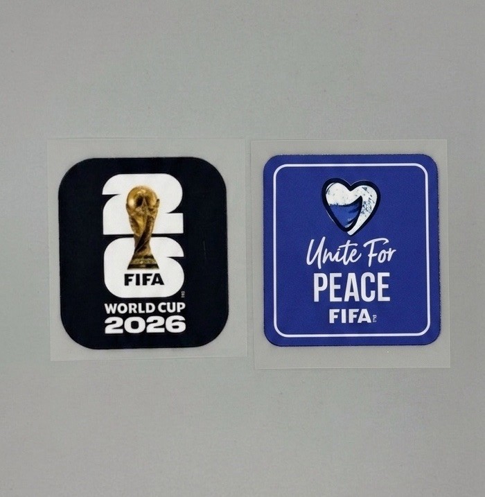 2026 FIFA World Cup Patch Soccer Jersey Iron On Black & Group Stage Round 2