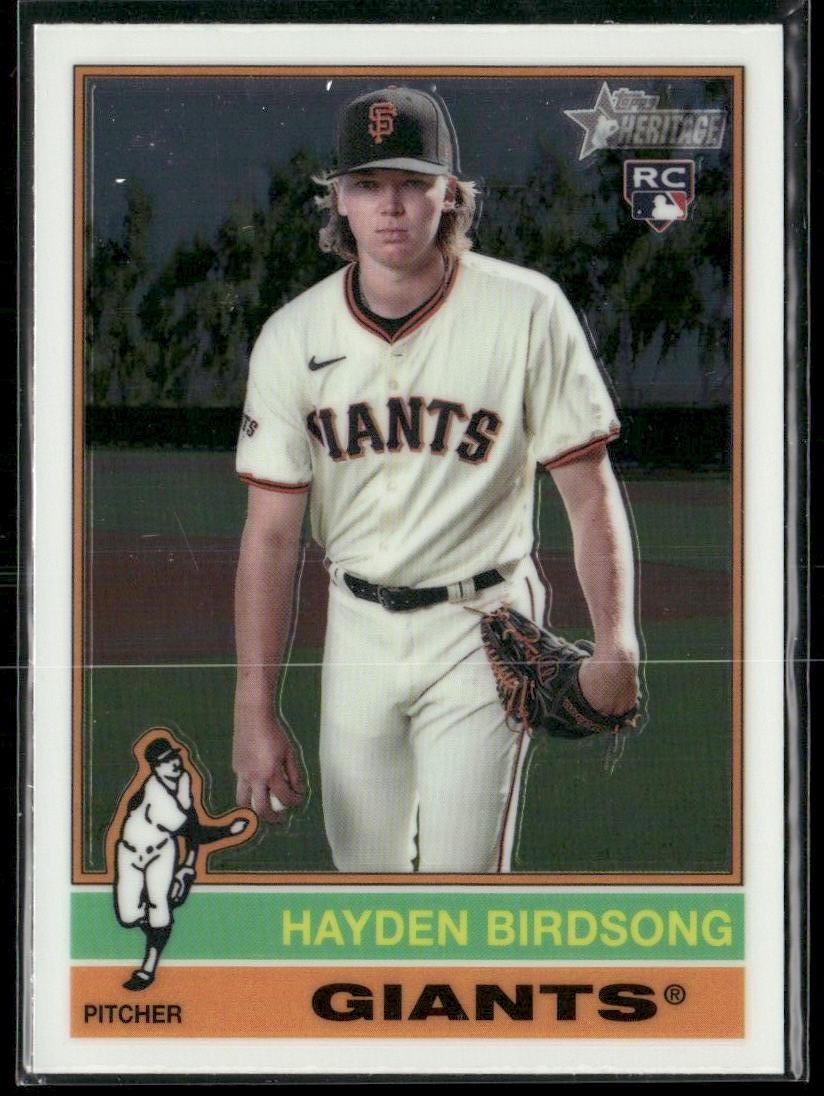 2025 Topps Heritage #324 Hayden Birdsong Chrome