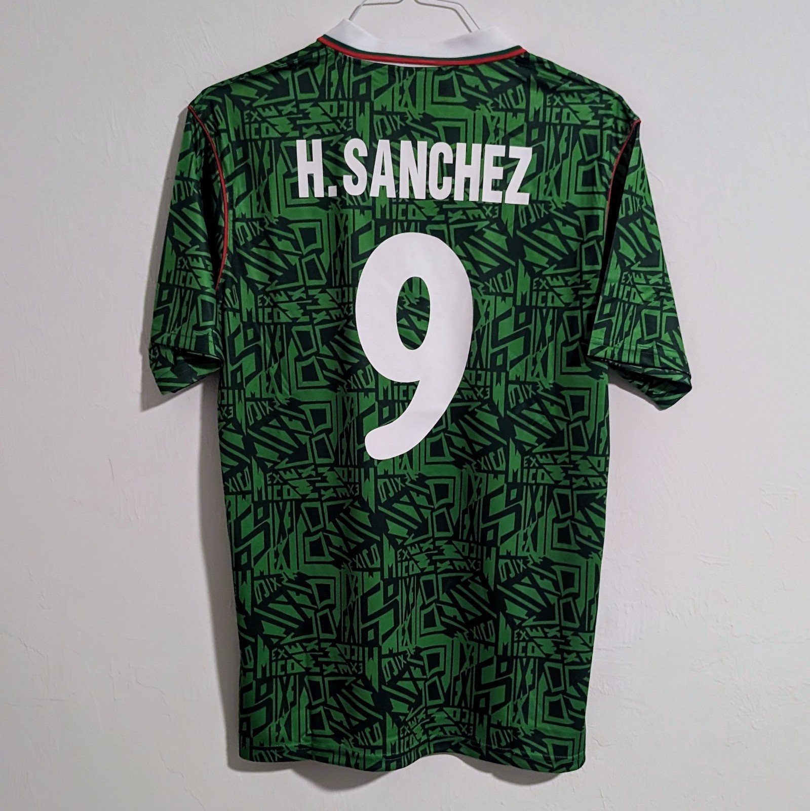 Mexico Hugo Sanchez 1994 Retro Jersey Men’s XL
