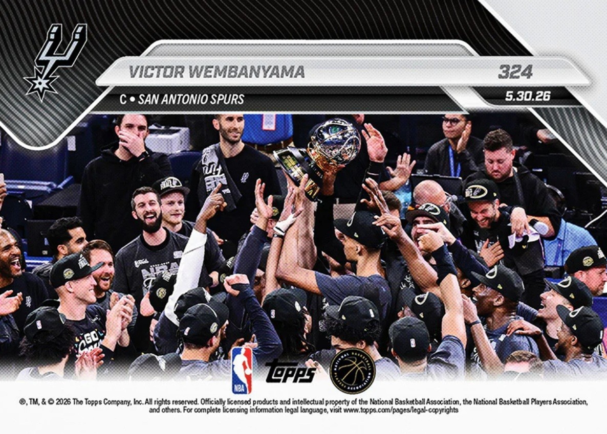 Victor Wembanyama – 2025-26 NBA Topps NOW – Card 324