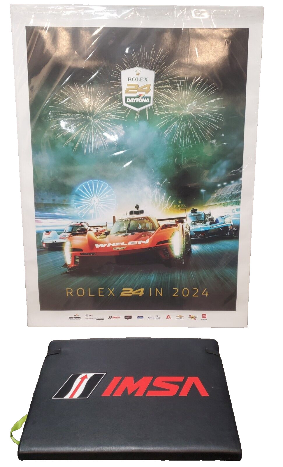 2024 Rolex 24 Endurance Race at Daytona Official Event Poster + IMSA Decal