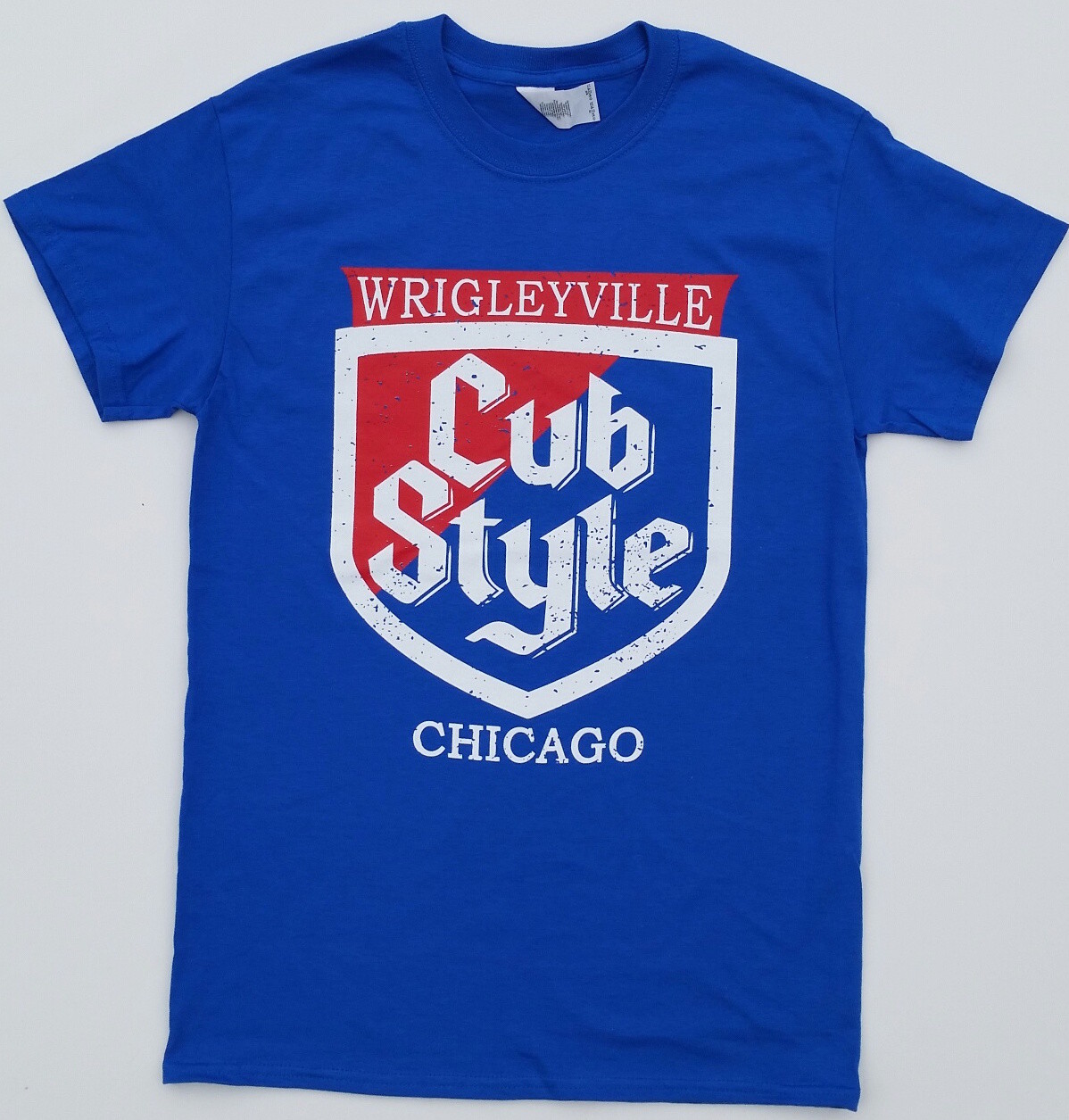 New Chicago Cubs Cub Style T-Shirt Wrigley Field Old Style Beer ( Sm – 3Xlg )