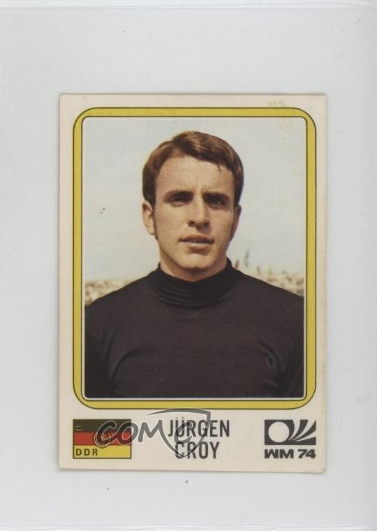 1974 Panini Figurine World Cup Munchen 74 Album Stickers Jurgen Croy #116 0q3