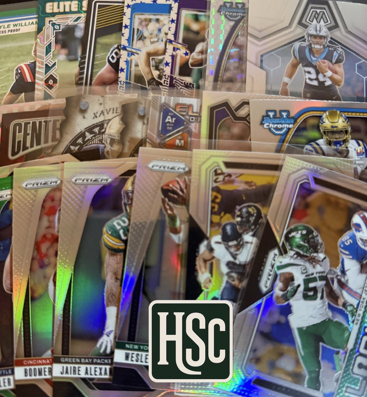 Football NFL – 80 Card Lot – Rookies, Parallels, Memorabilia, Autos, Numbered