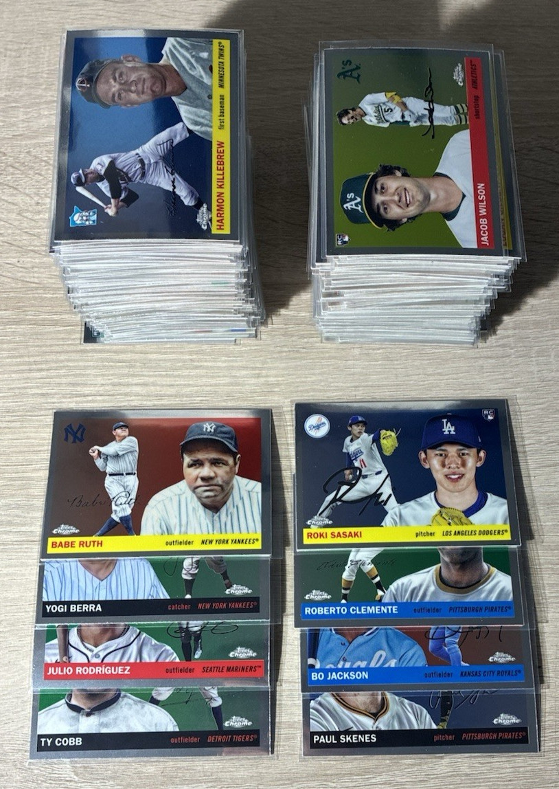 2025 Topps Chrome Platinum Anniversary #251-500 COMPLETE YOUR SET You Pick RC