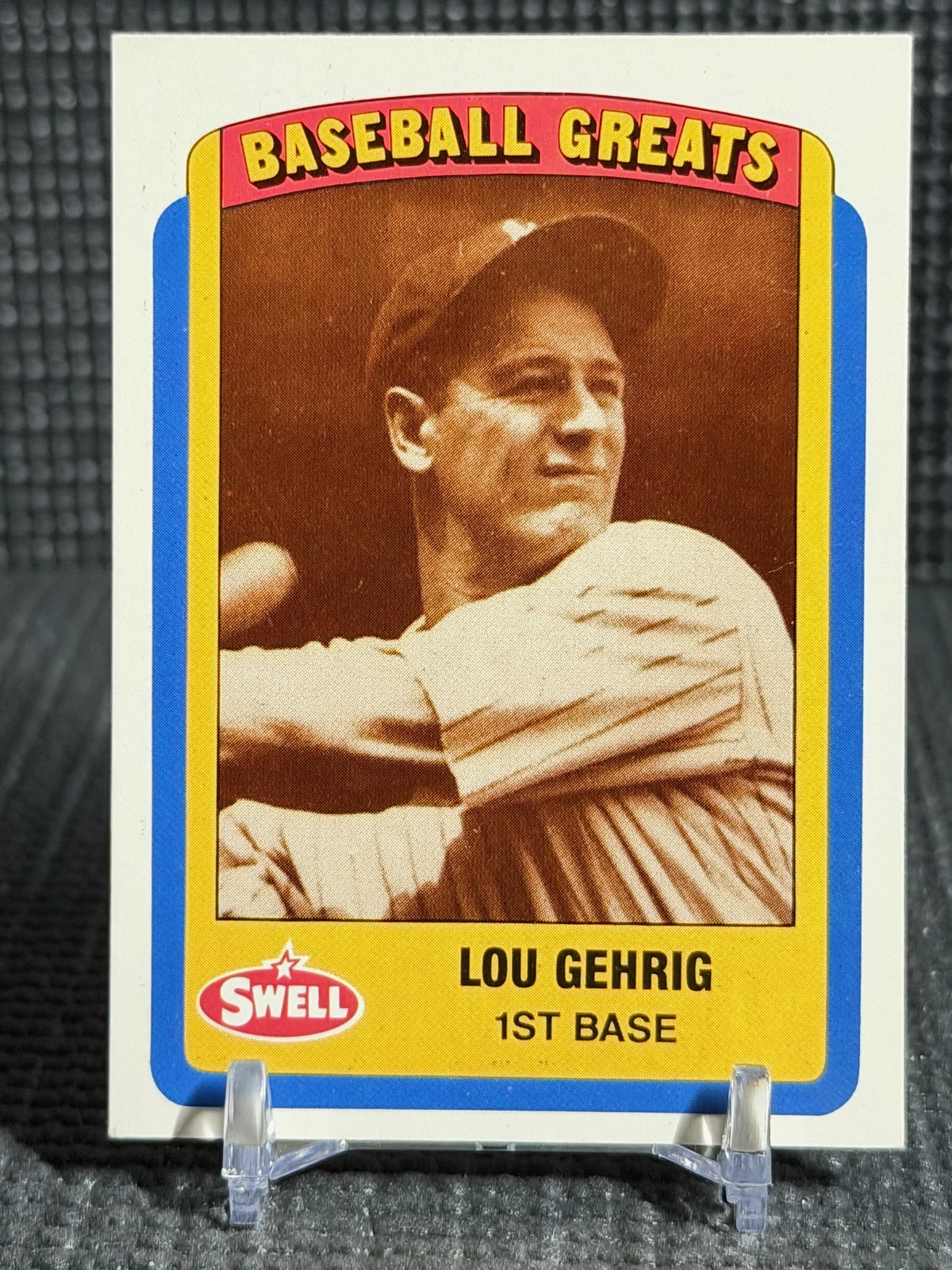 1990 Swell Baseball Greats – #25 Lou Gehrig New York Yankees