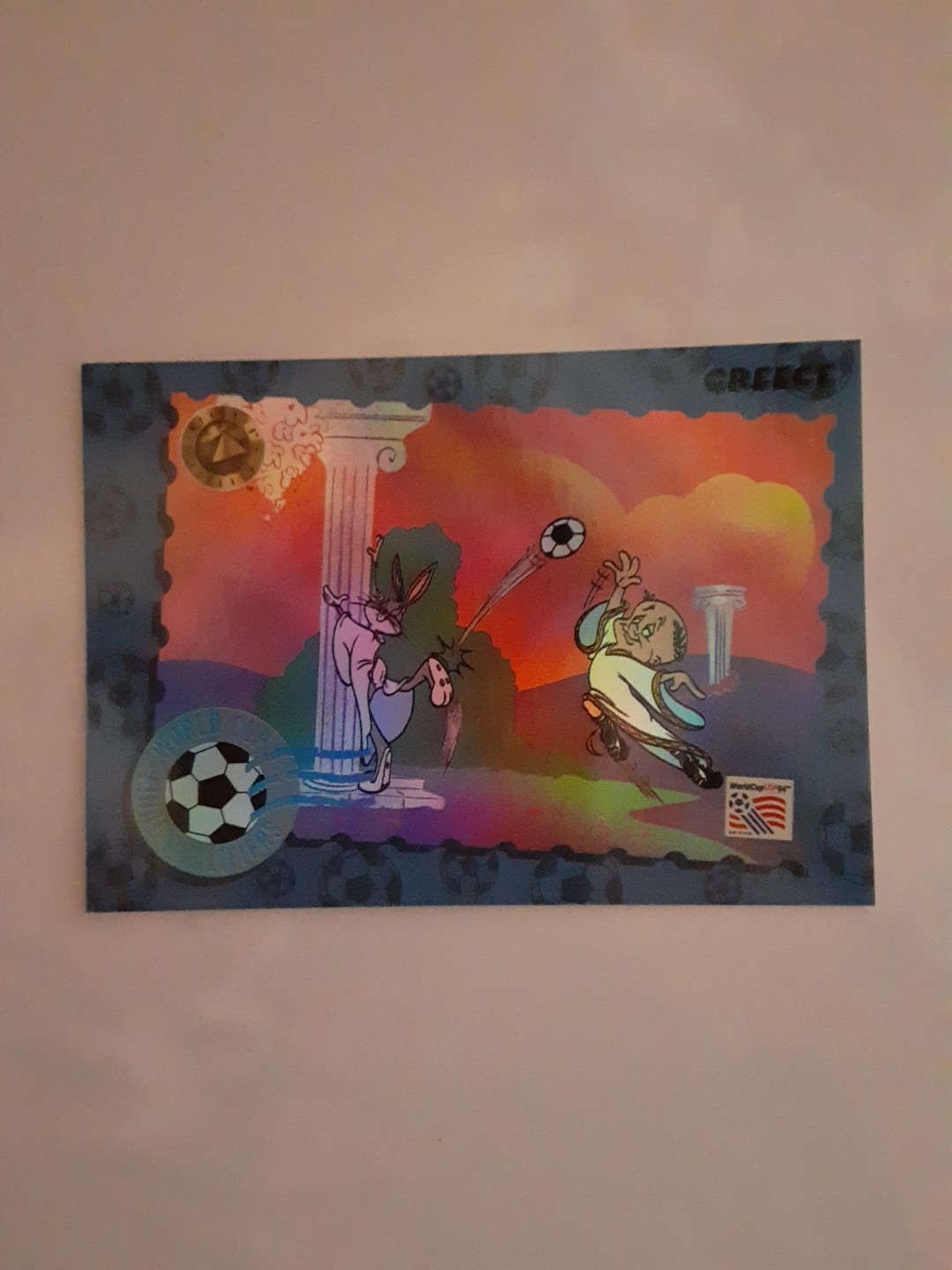 1994 Upper Deck World Cup Looney Toons Holo Final Qualifiers Q4 Greece
