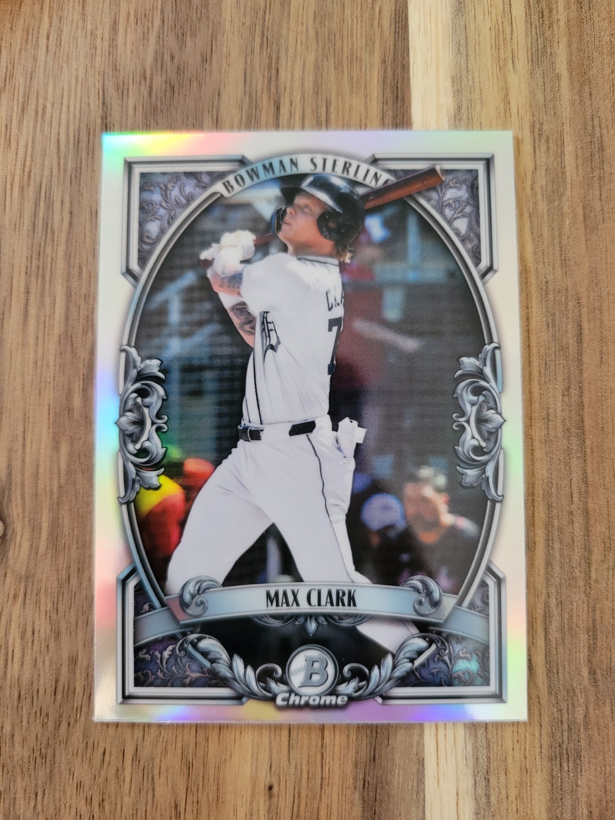 Max Clark Detroit Tigers 3-Card Lot Topps Bowman Chrome & Sterling BCP-2 BST-5