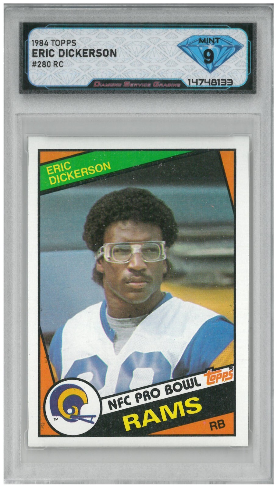 1984 Topps ERIC DICKERSON #280 Rc Rookie 💎 DSG 9 Mint