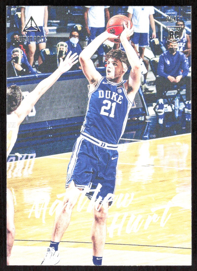 2021-22 4989A PANINI CHRONICLES LUMANCE DRAFT PICKS MATTHEW HURT Rookie DUKE