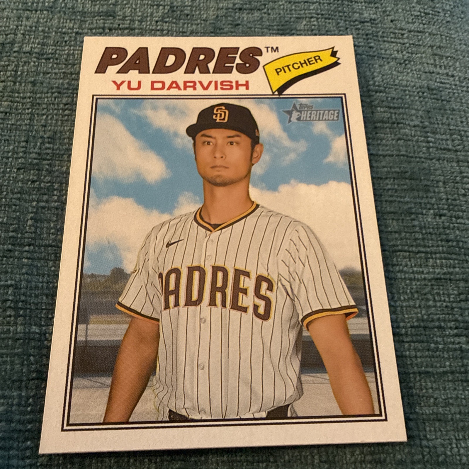 2026 Topps Heritage #120 – Yu Darvish – San Diego Padres