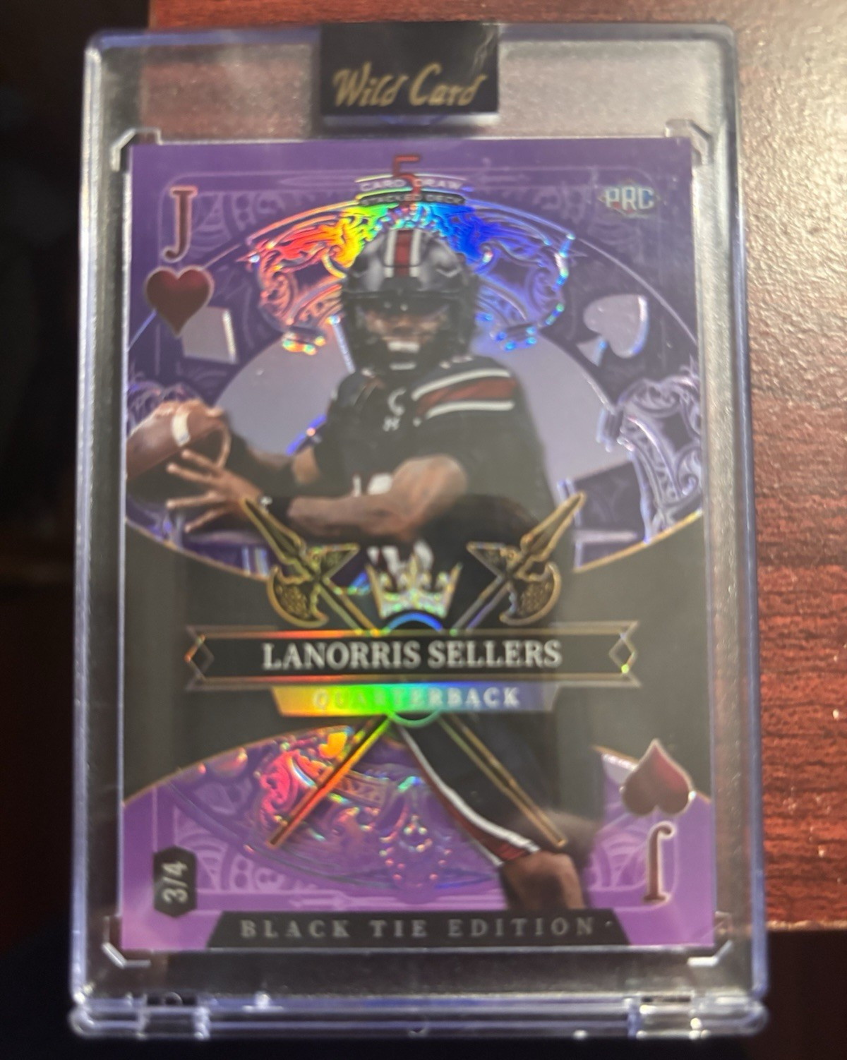 Wild Card Black Tie Lanorris Sellers 3/4 Football Beast Next Draft he’s 1st rd