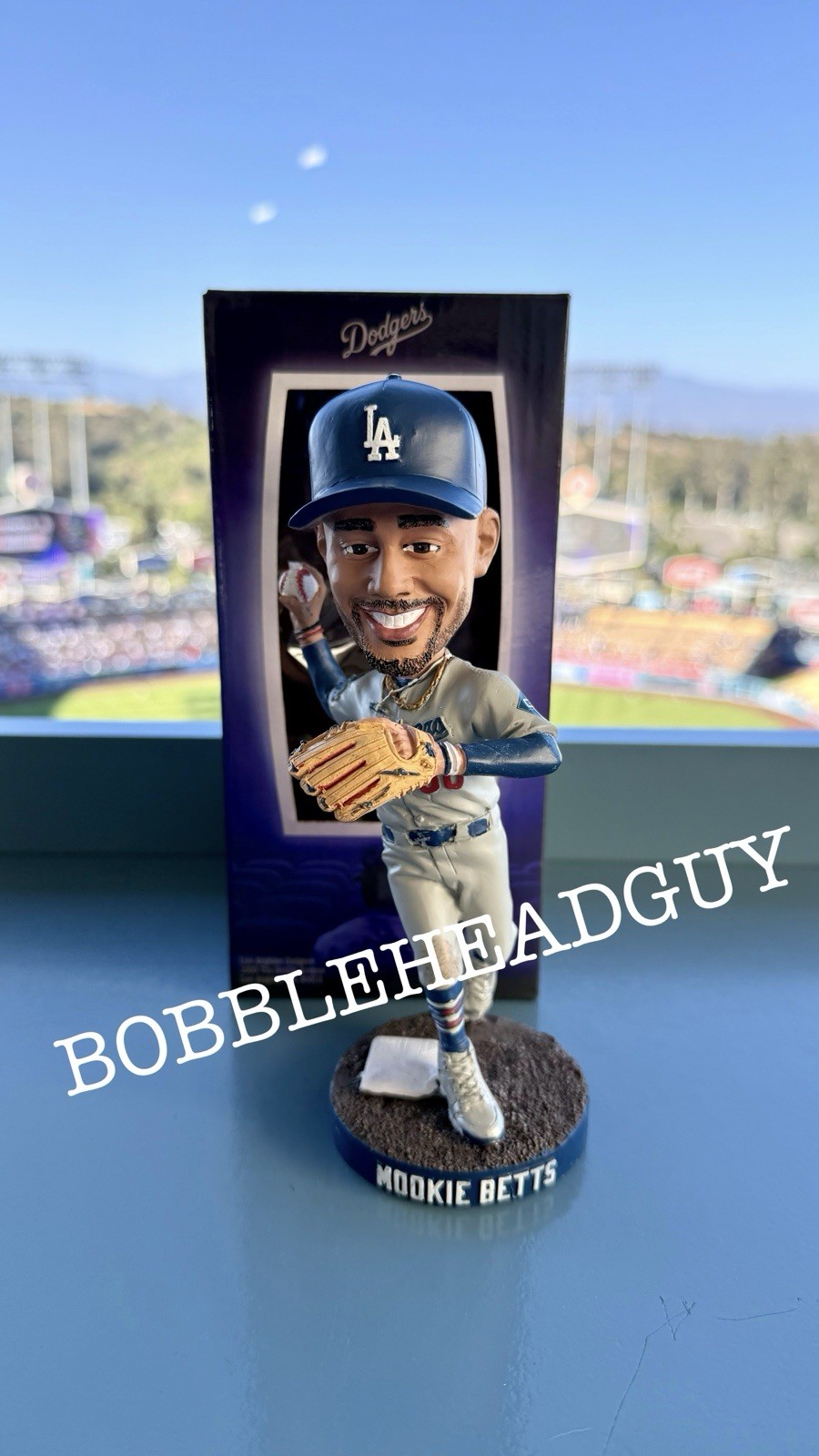 🏆Mookie Betts Game 7 Double Play Los Angeles Dodgers Bobblehead 6/19 🏆