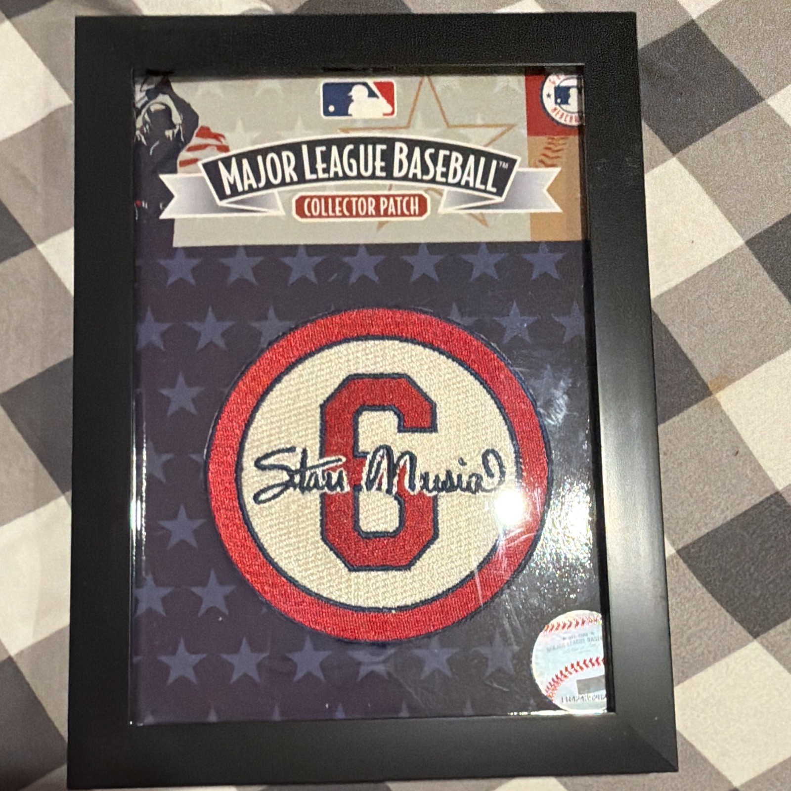 St. Louis Cardinals Stan Musial #6 MLB Collector Patch Red White Blue