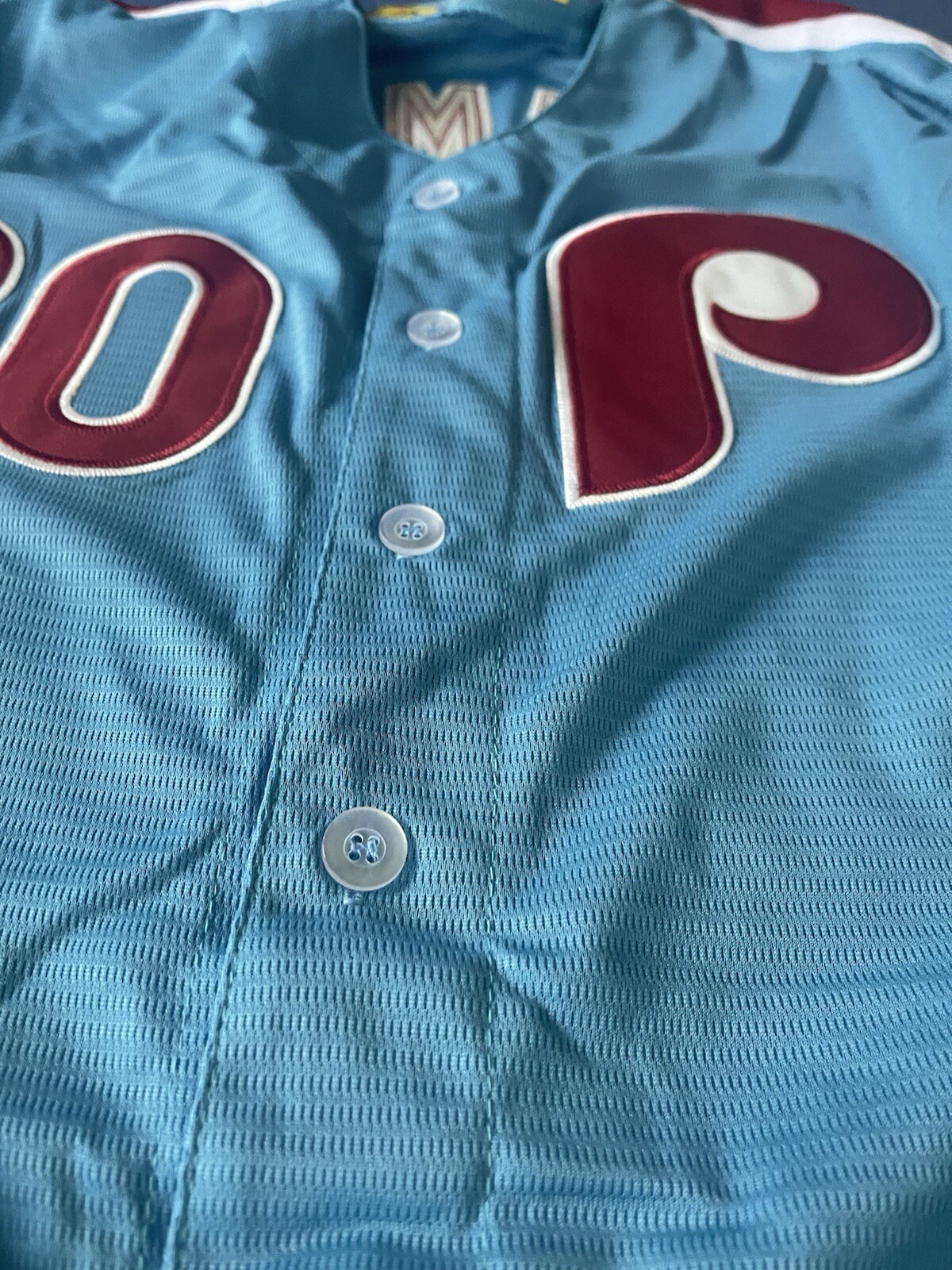 Mike SCHMIDT Philadelphia Phillies #20 Powder Blue Jersey Adult All Sizes NWT