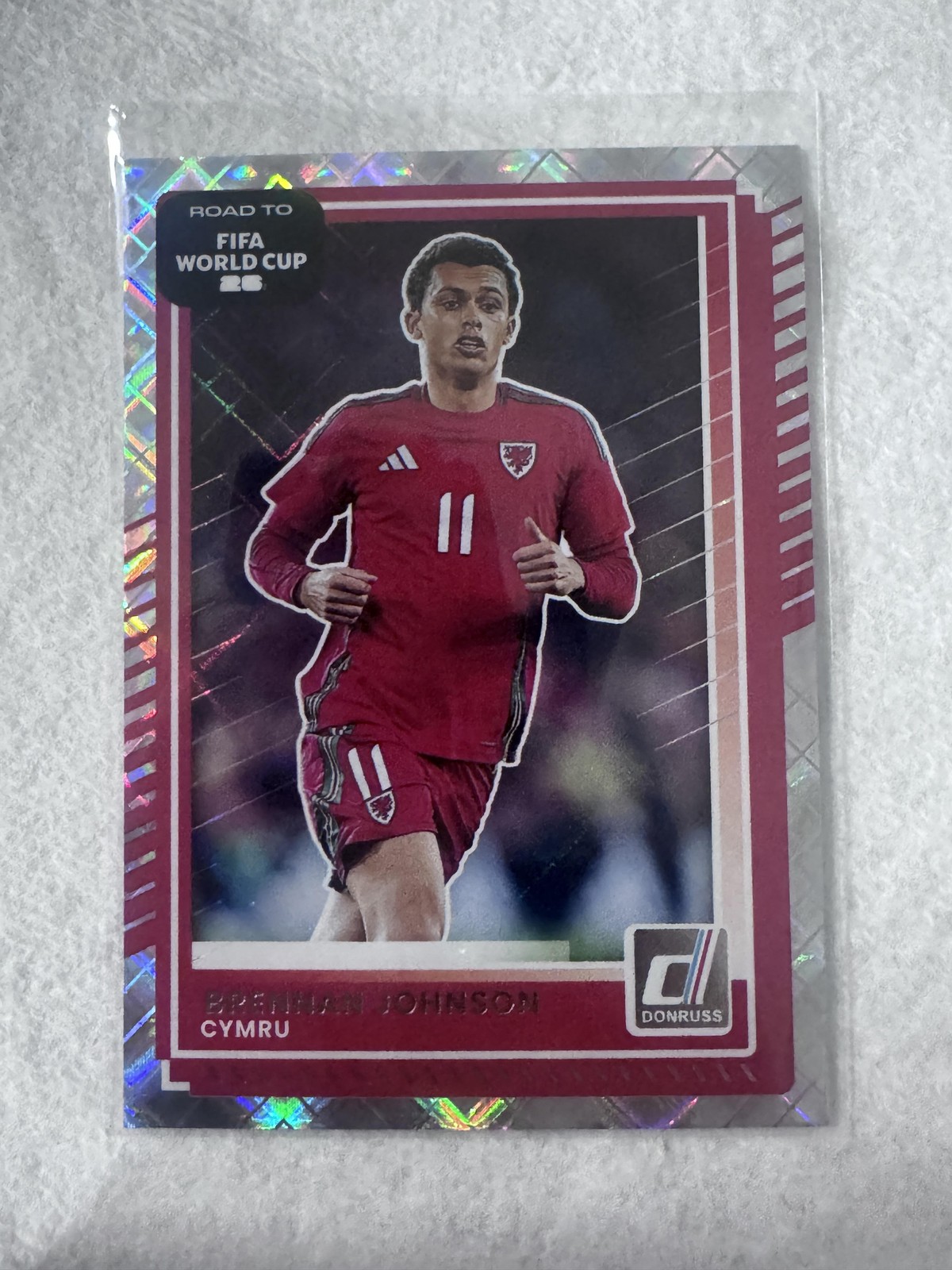 2025-26 Donruss Road to FIFA World Cup #1 Brennan Johnson Diamond