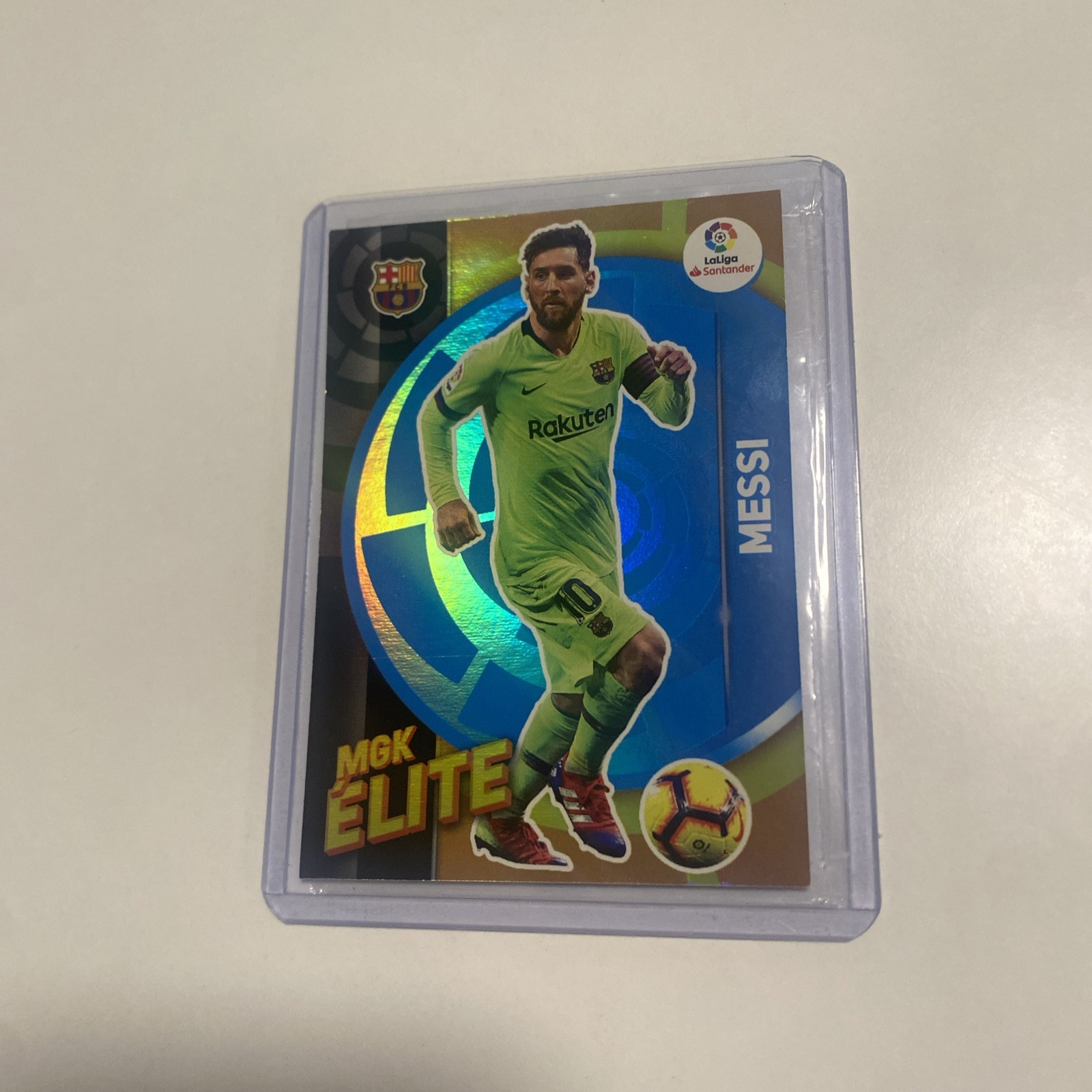 Lionel Messi 2019-20 Megacrack Elite Refractor Panini Barcelona Argentina Italy
