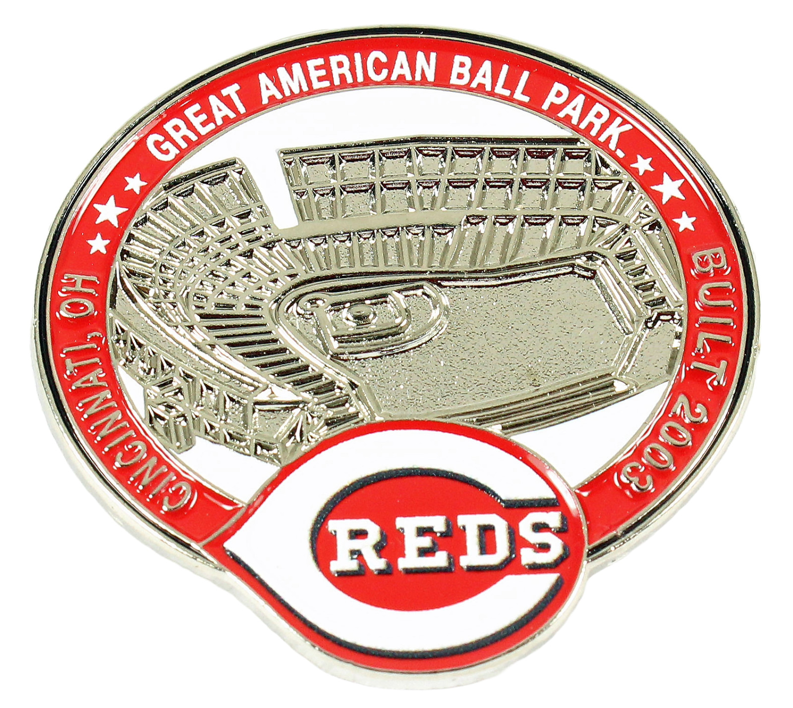 Cincinnati Reds Great American Ball Park Pin – Cincinnati, OH / Built 2003- Ltd