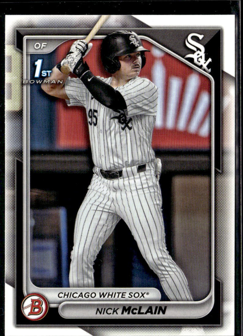 2024 Bowman Draft Paper Nick McLain Chicago White Sox #BD-14 5 Card Lot