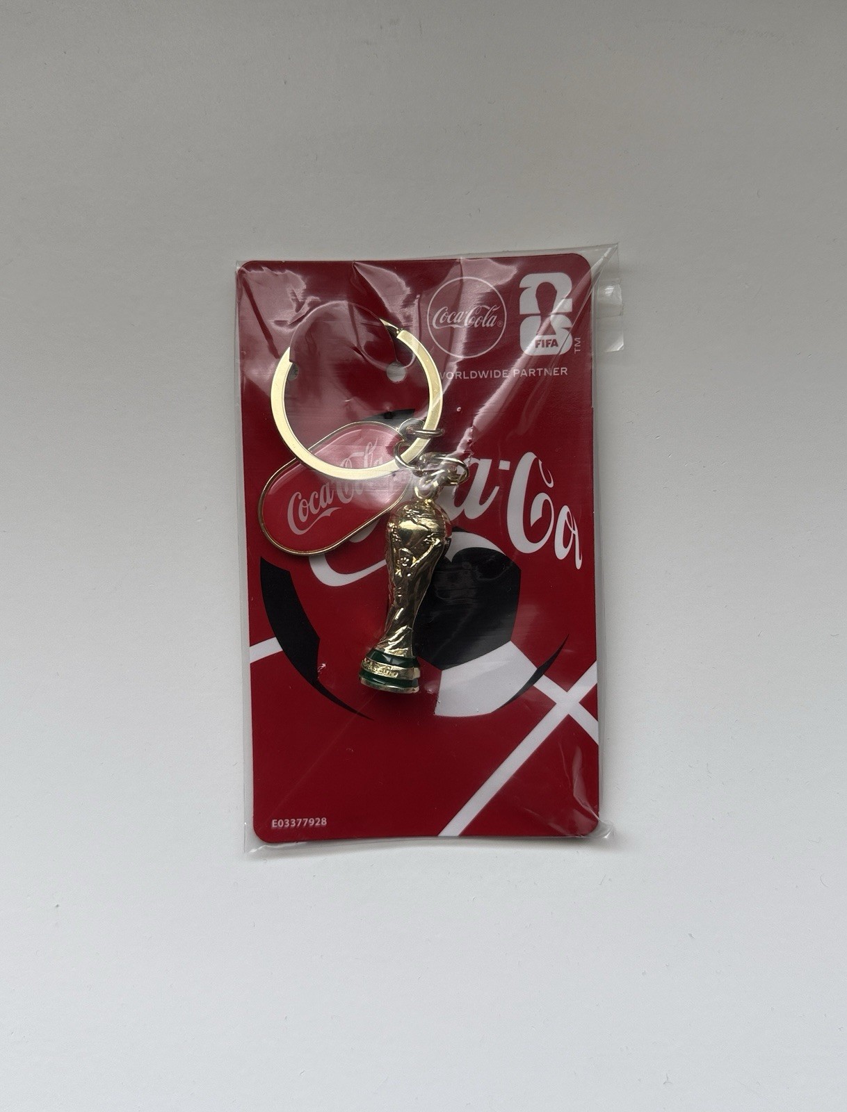 Authentic Coca Cola FIFA World Cup 2026 Trophy Keychain Coke Collectible USA