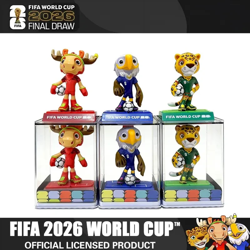 9cm/3.54in 2026 FIFA World Cup Official Licensed Mascot Set