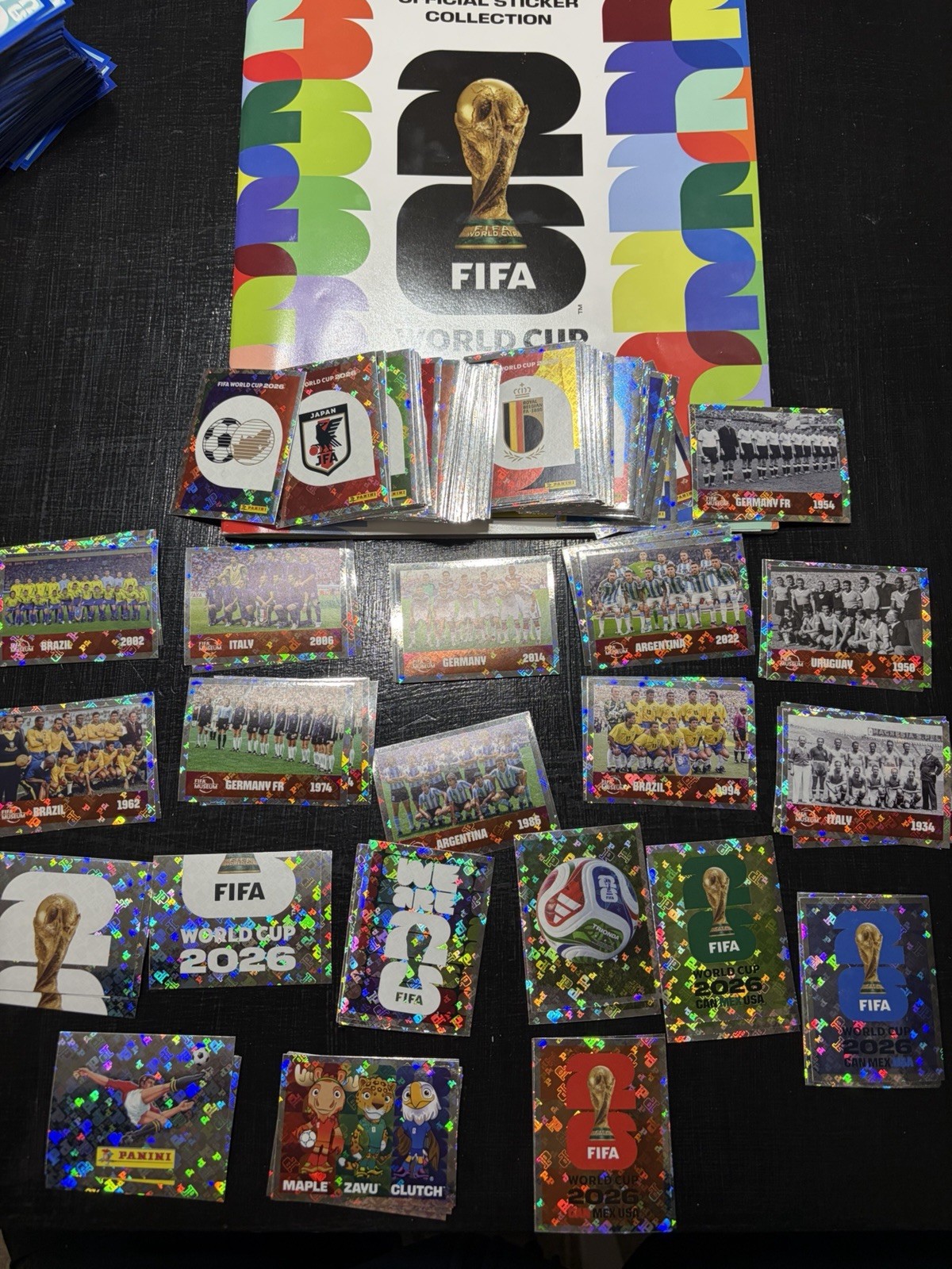 2026 PANINI WORLD CUP USA EDITION FOIL EMBLEMS LEGENDS TEAMS STICKERS – PICK
