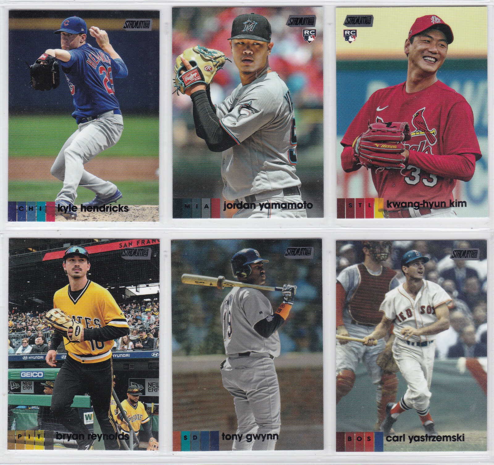 2020 STADIUM CLUB BLACK FOIL UPICK AROZARENA ALVAREZ RC TROUT CHIPPER SOTO BETTS
