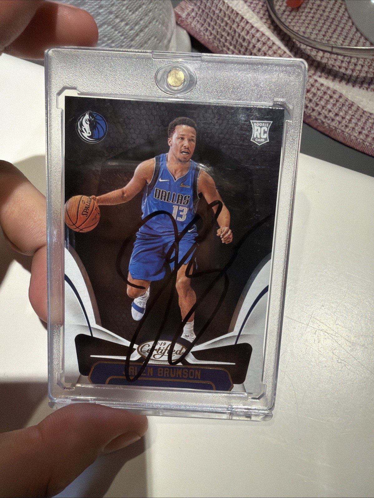 (PROOF) SIGNED JALEN BRUNSON ROOKIE Panini Certified – Jalen Brunson #183