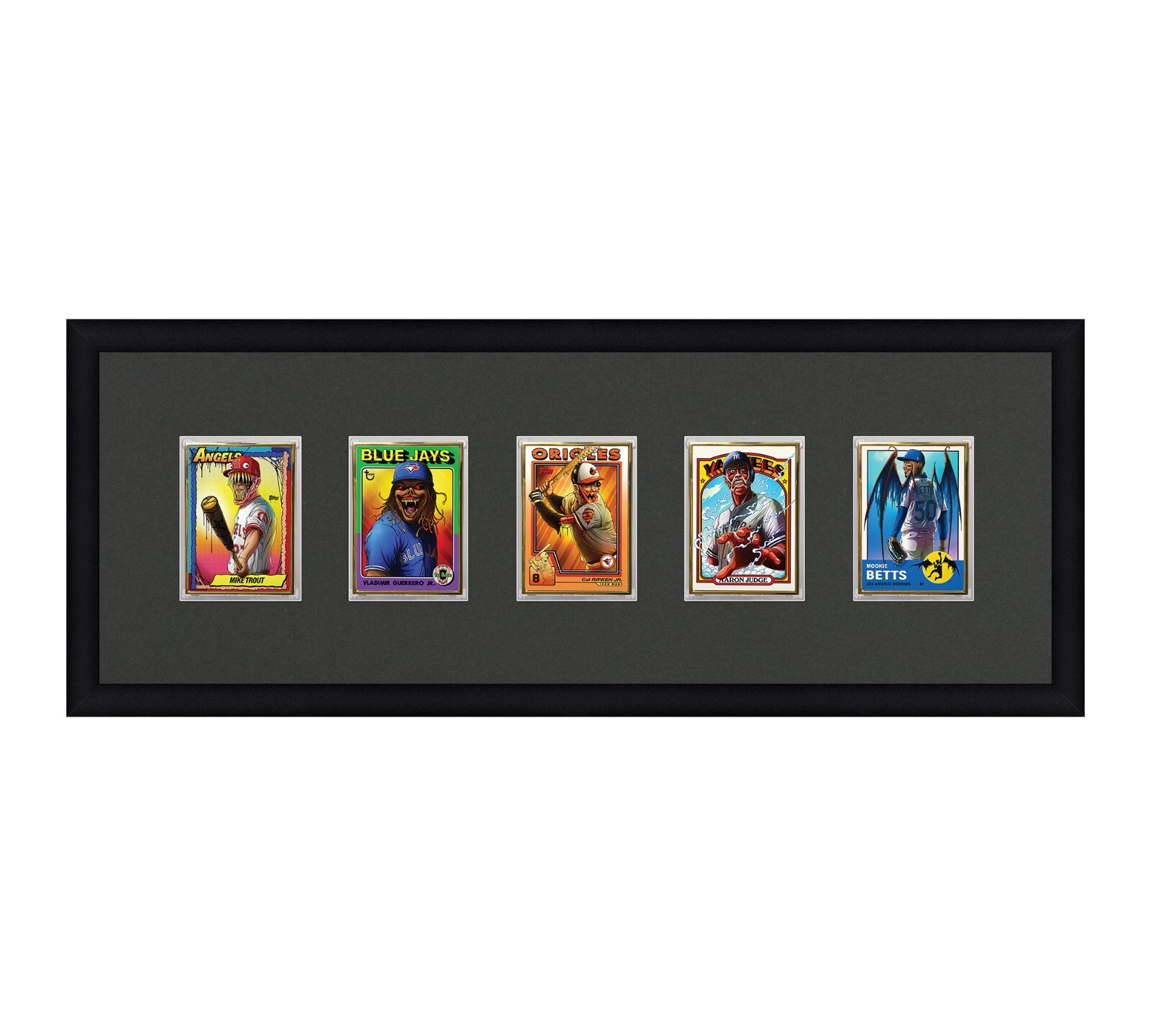 Card Frame For Magnetic Holders Holds (5) Ultra Pro 1 One Touch/BCW +UV Option