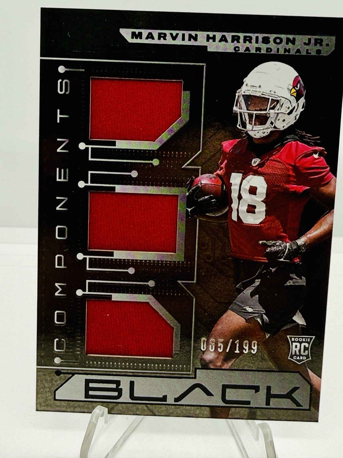 2024 Panini Black – Components Marvin Harrison Jr. #CO4 /199 (MEM, RC)