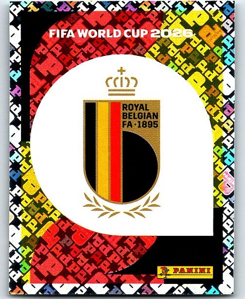 2026 Panini FIFA World Cup Stickers #BEL 1 Emblem FOIL